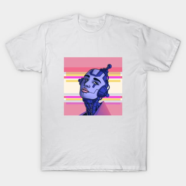 Glitch Girl T-Shirt by M.Roboto